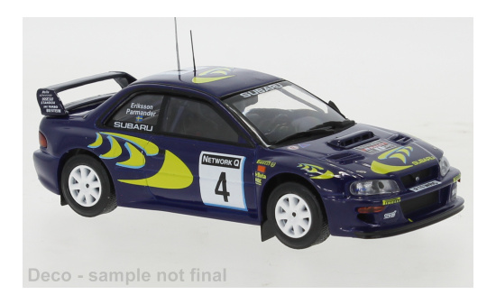 IXO RAC390B Subaru Impreza S5 WRC, No.4, Rallye WM, RAC Rally, 25th RAC Anniversary Edition, K.Eriksson/S.Parmander, 1997 - Vorbestellung 1:43