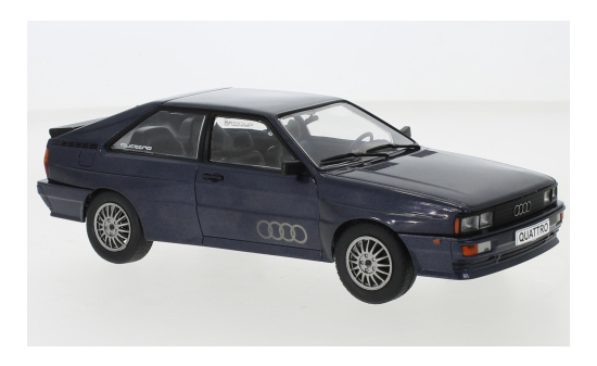 WhiteBox 124102 Audi quattro, metallic-dunkelblau, 1981 1:24