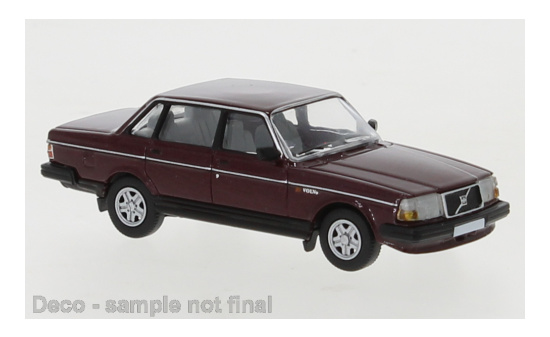 PCX87 PCX870418 Volvo 240, metallic-dunkelrot, 1989 1:87