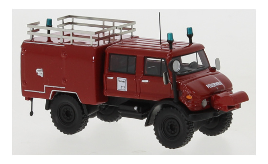 BoS-Models 87816 Mercedes Unimog U416 DoKa, Feuerwehr, 1977 1:87